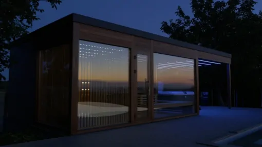 Vonkajší wellness saunový dom 