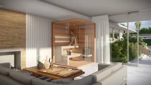 Interiérova sauna wellness Interiérova sauna wellness