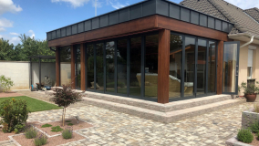 Sauna wellness doma - zimná záhrada
