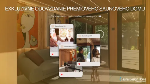 Odovzdanie premiuvého saunovéhi domu Odovzdanie premiuvého saunovéhi domu