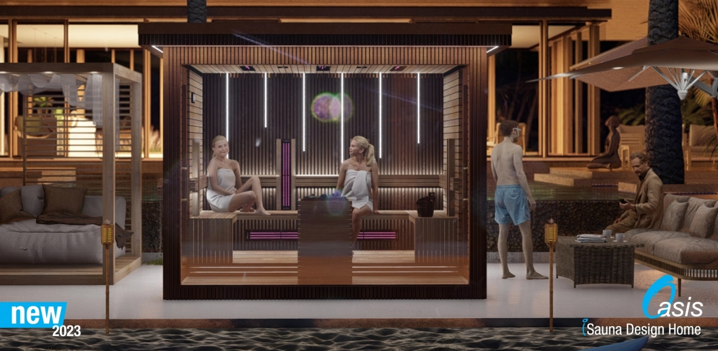 Exteriérová sauna Oasis