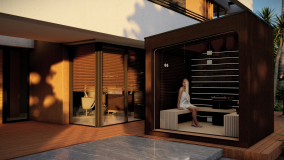 Exteriérová sauna na mieru
