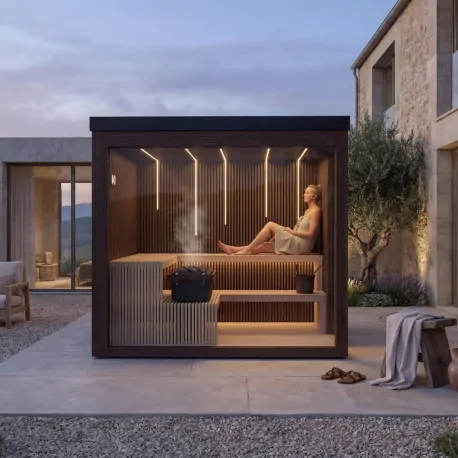 Fusion minimalistická sauna