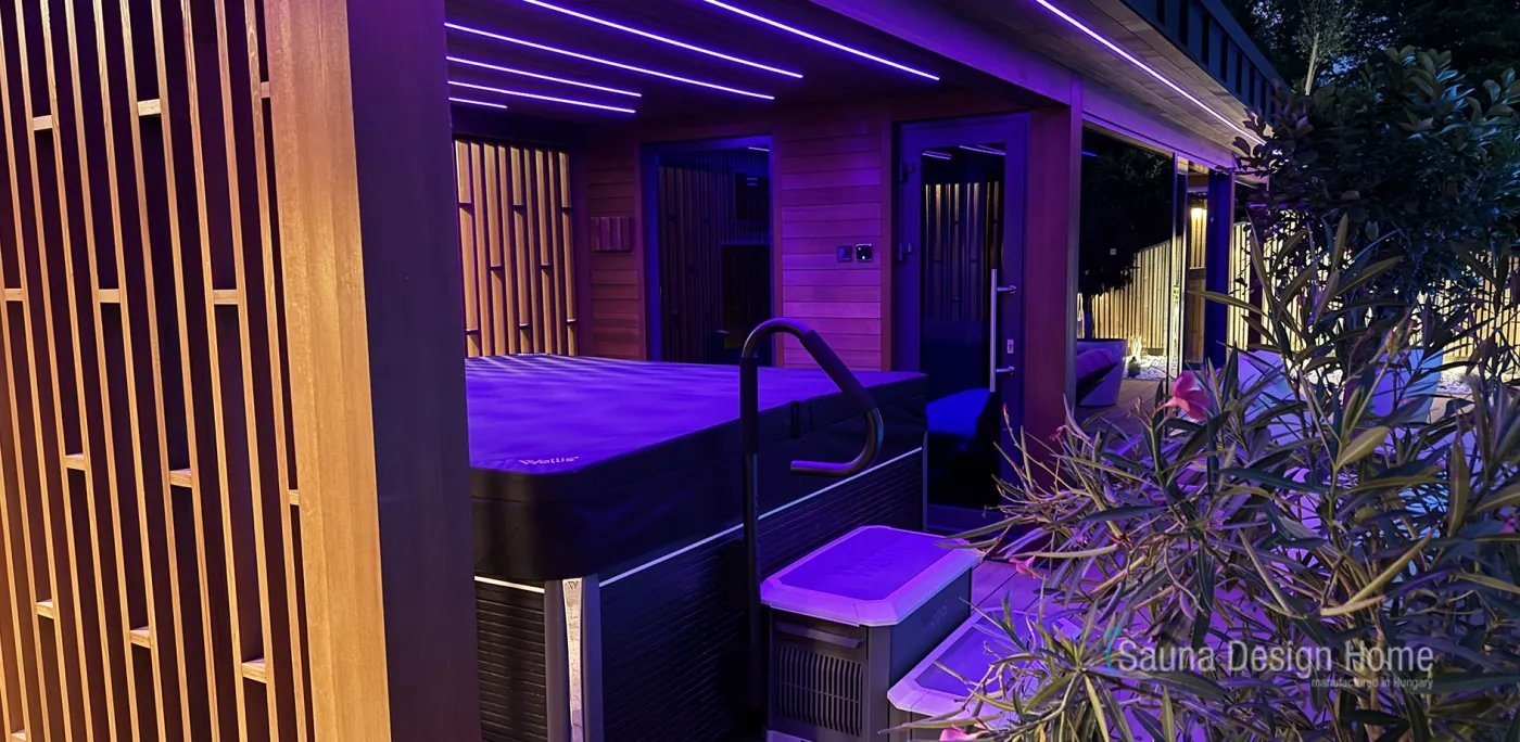 Sauna a vírivka