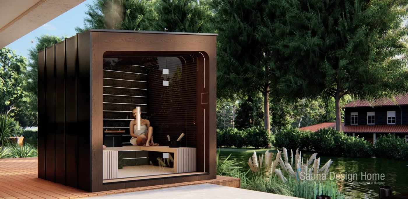 exteriérová sauna Bratislava Slavín