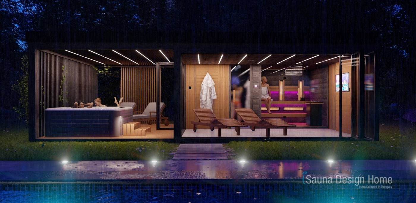 4 sezónny sauna dom