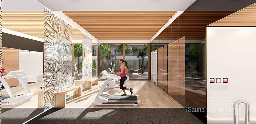 Svetlý dizajnový wellness