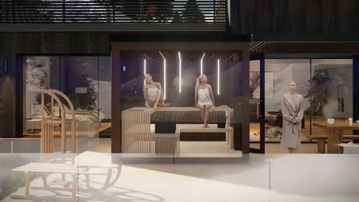 Fínska sauna pre 2 osoby Fínska sauna pre 2 osoby