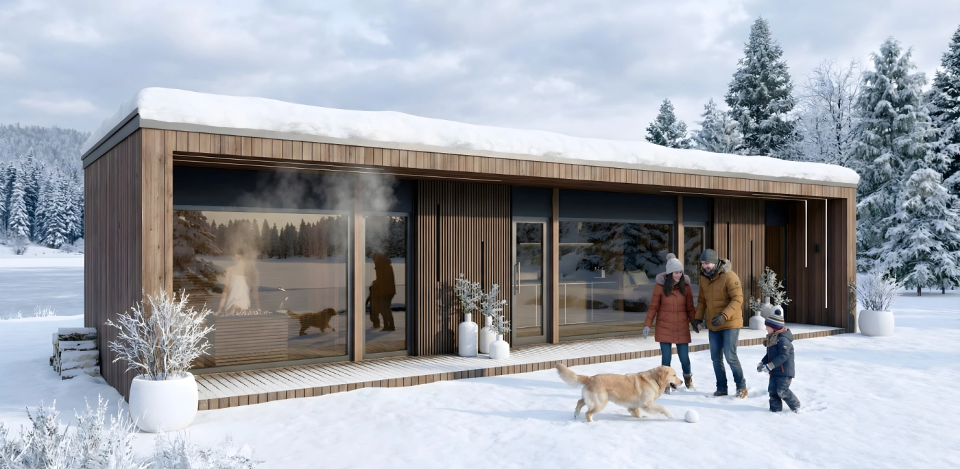 Vonkajší wellness dom