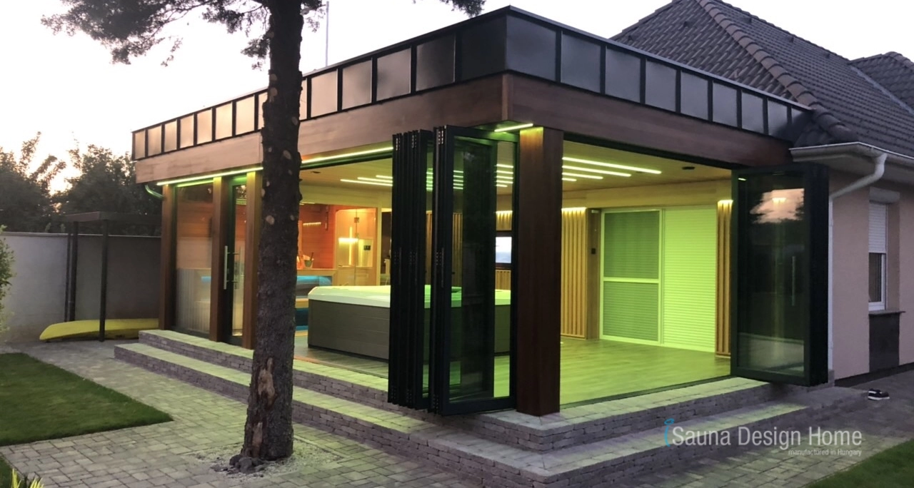 Sauna dom na mieru - zimná záhrada