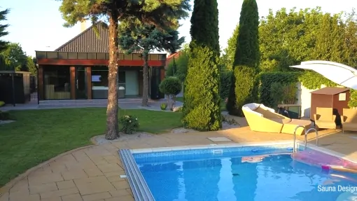 Jedinečná sauna s bazénom