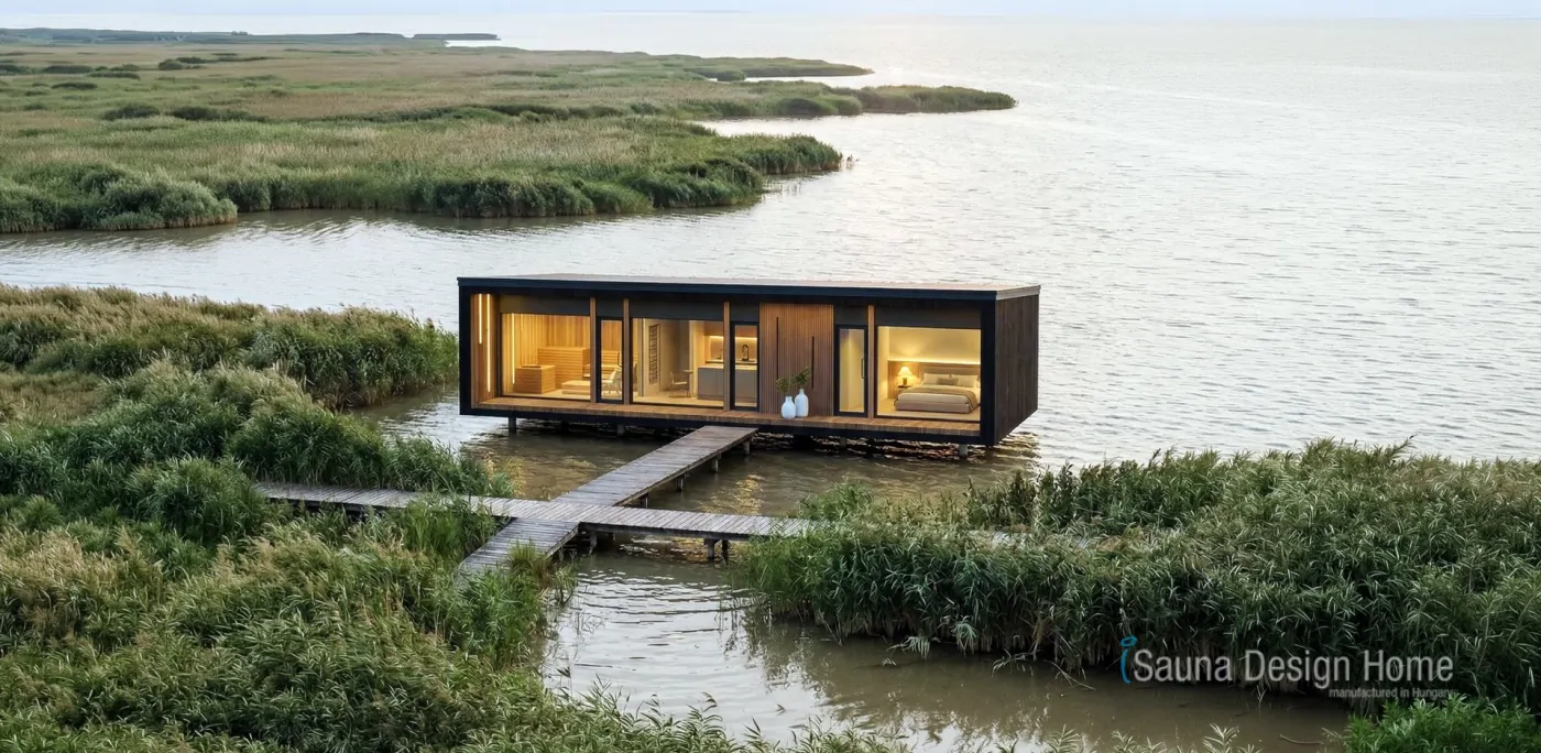 Individuálny Tiny House nad vodou