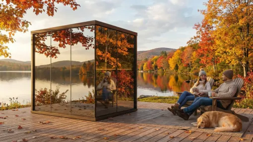 Mirror Zen fínska zrkadlová sauna