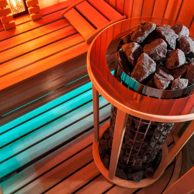 exteriérová fínska sauna exteriérová fínska sauna