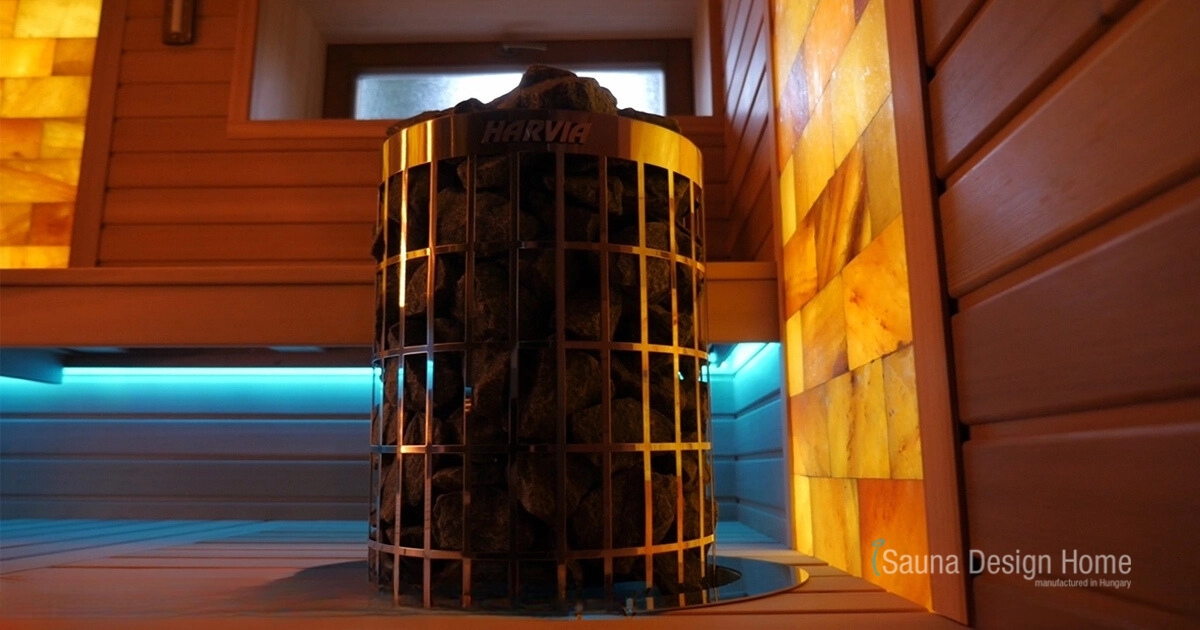 Kvalitná saunová piecka a soľný terapia