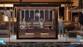 Exteriérová sauna Oasis
