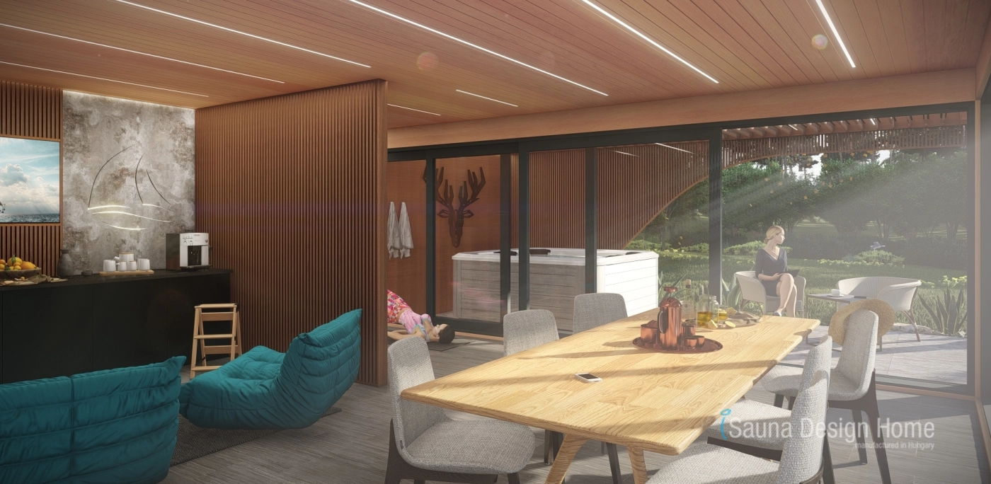 wellness sauna dom s posilovňou