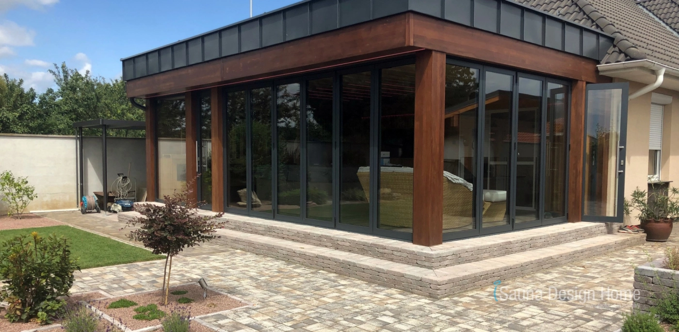 Sauna wellness doma - zimná záhrada