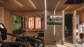 sauna, himalayská soľná stena