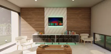 !hu!Modern TV fal