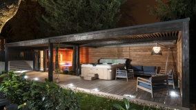 Komfortný sauna dom s vírivkou