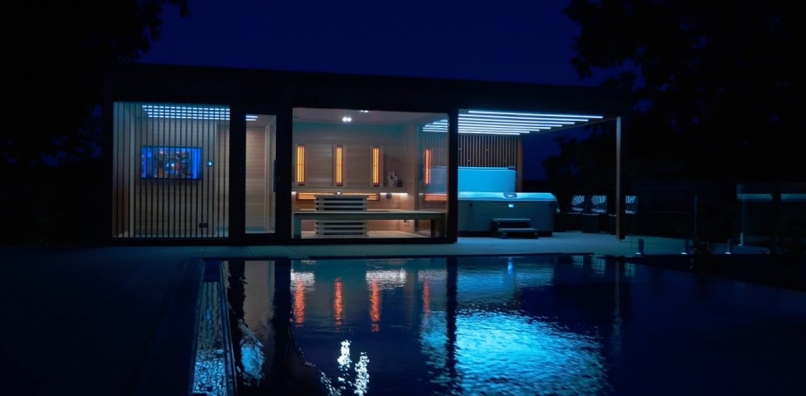 Luxusný sauna dom  na brehu Balatónu - iSauna Design Home