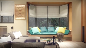 návrh a vizualizácia interiéru bytu