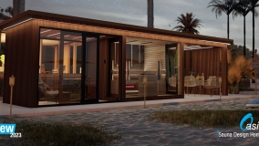 Prémiový saunový dom so zimnou záhradou Oasis